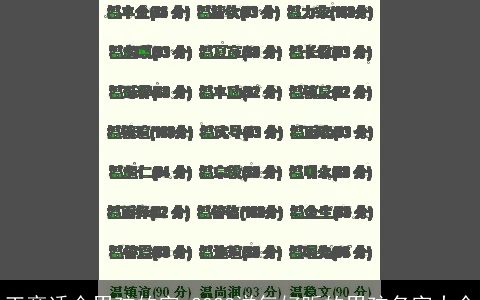 王旁适合男孩的字 2024洋气好听的男孩名字大全