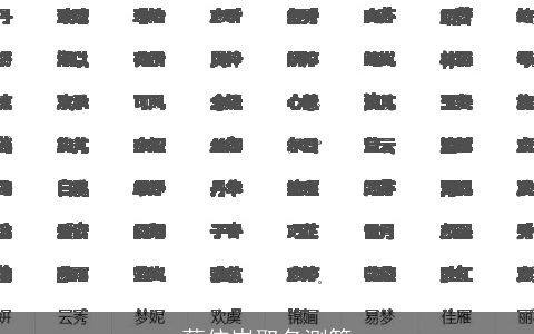 蔡依岑取名测算