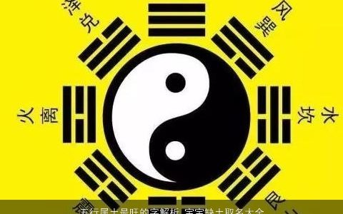 五行属土最旺的字解析 宝宝缺土取名大全推荐 稀少新颖的五行缺土的宝宝名字大全