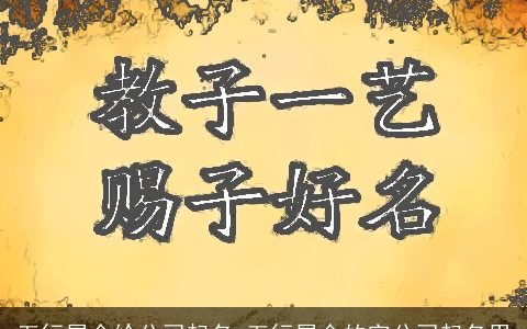 五行属金给公司起名 五行属金的字公司起名用