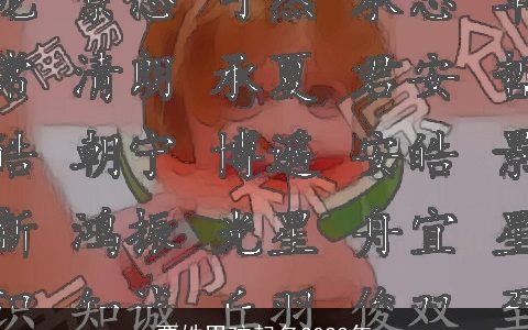 贾姓男孩起名2023年