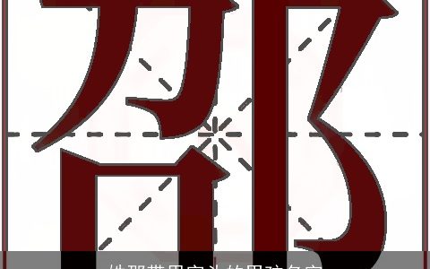 姓邵带思字头的男孩名字