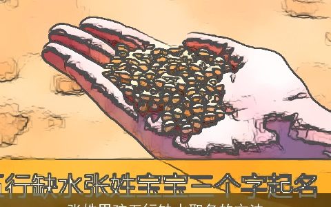 张姓男孩五行缺水取名的方法