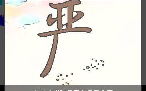 严姓的男孩名字严晨三个字