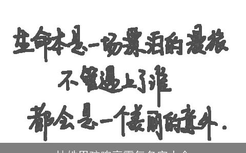 林姓男孩响亮霸气名字大全