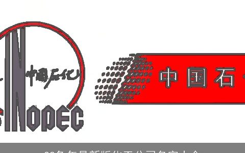 22兔年最新版化工公司名字大全