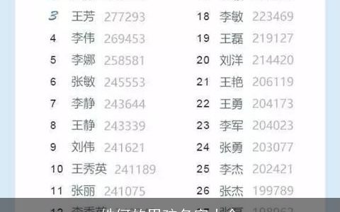 姓何的男孩名字大全