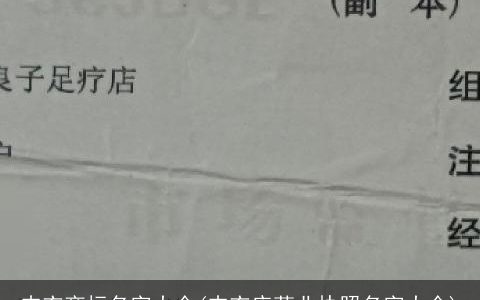 内衣商标名字大全(内衣店营业执照名字大全)