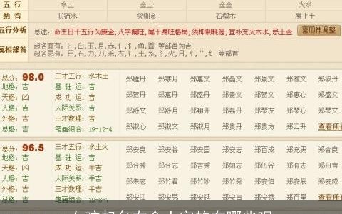 女孩起名有金土字的有哪些呢