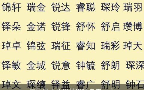 五行属水的周姓男孩名字大全