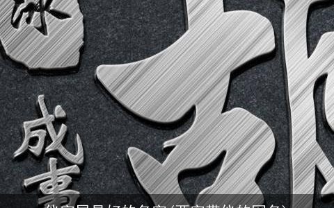 仪字尾最好的名字(两字带仪的网名)