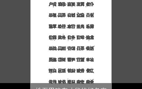 姓石男孩有才华的好名字