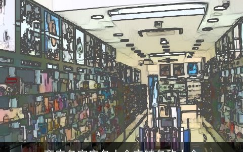 商店名字店名大全店铺名称大全