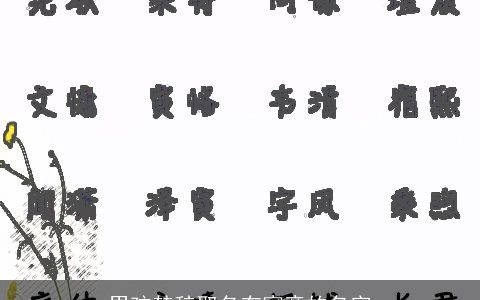 男孩楚辞取名有寓意的名字