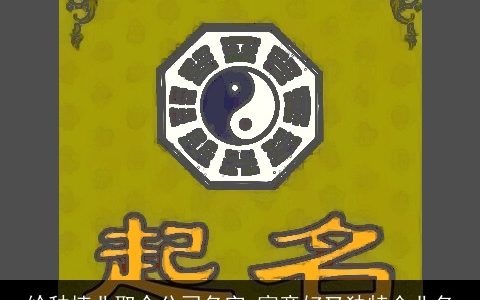 给种植业取个公司名字 寓意好又独特企业名