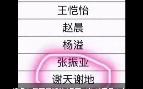 取名生僻字有哪些(名字是生僻字怎么办)