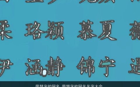 带慧字的网名 带慧字的网名名字大全 2023独一无二好听的带慧字网名网名名