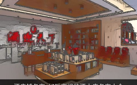 酒店铺名字 好听高端的酒水店名字大全