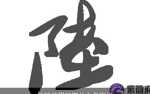 姓陆的男孩取什么名字好