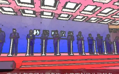 高端大气商贸公司名称 光芒四射的公司起名