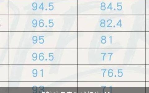 卢韵雅名字测试打分100