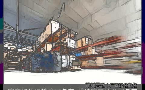 寓意好的运输公司名字 推选寓意的公司名字