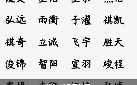 男孩取名带佳字