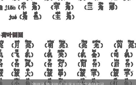 降组词 降字组词 名字大全包含有降的词语成语 2023温柔文静诗意的成语名最新