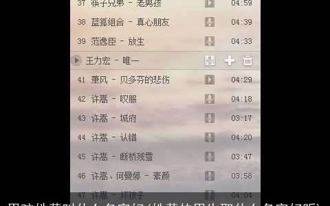 男孩姓黄叫什么名字好(姓黄的男生取什么名字好听)