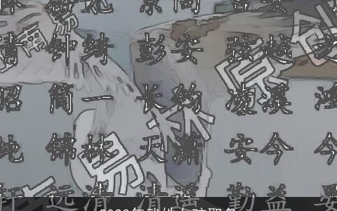 2024年武姓女孩取名