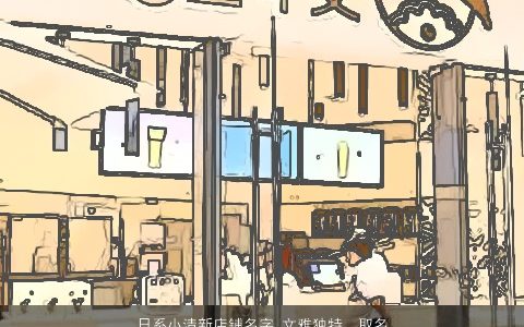 日系小清新店铺名字 文雅独特  取名大全网2024 文雅独特的店铺名精挑