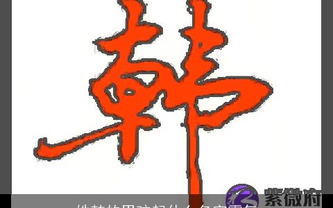 姓韩的男孩起什么名字霸气