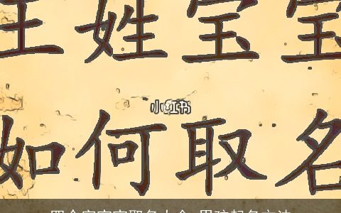 四个字宝宝取名大全 男孩起名方法