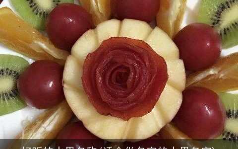 好听的水果名称(适合做名字的水果名字)