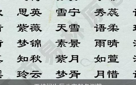 王梓闫生辰八字起名测算