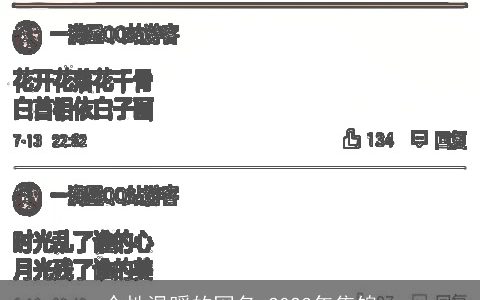 个性温暖的网名 2023年集锦