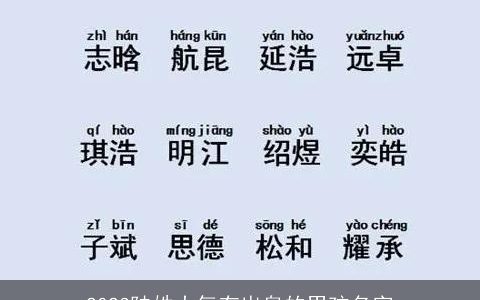 2023陆姓大气有出息的男孩名字