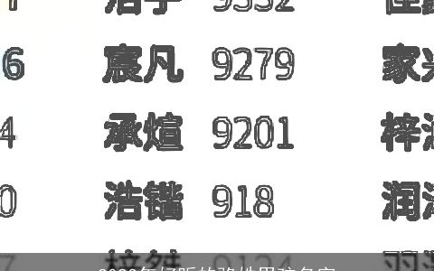 2024年好听的骆姓男孩名字