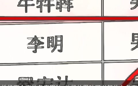 姓侯四个字的名字男孩 姓侯的男孩可以起什么名字