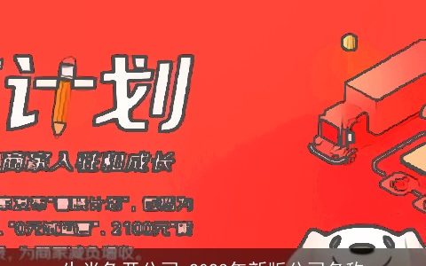 生肖兔开公司 2023年新版公司名称