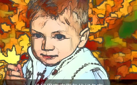 姓华男宝宝霸气的好名字