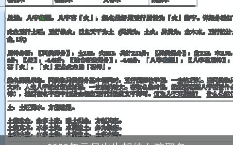 2023年元月出生胡姓女孩取名