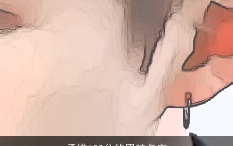 孟维100分的男孩名字