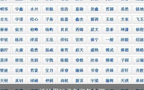 姓陆男孩子名字怎么取