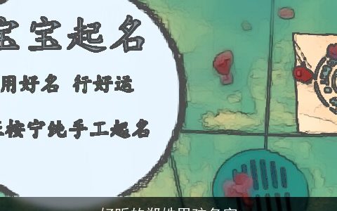 好听的郑姓男孩名字