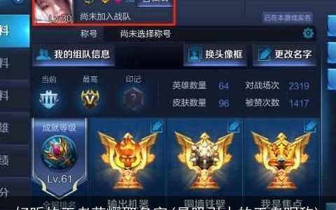 好听的王者荣耀取名字(最吸引人的王者昵称)