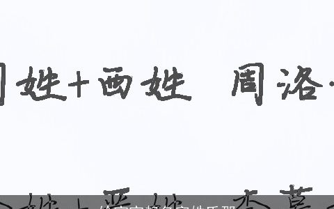 给宝宝起名字姓氏邵