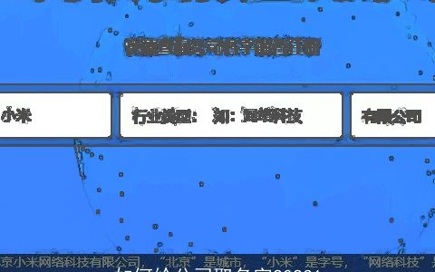 如何给公司取名字20241