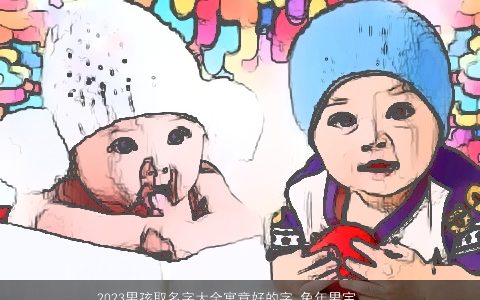 2023男孩取名字大全寓意好的字 兔年男宝宝大气名字 寓意大气的男孩虎男宝宝名字大全
