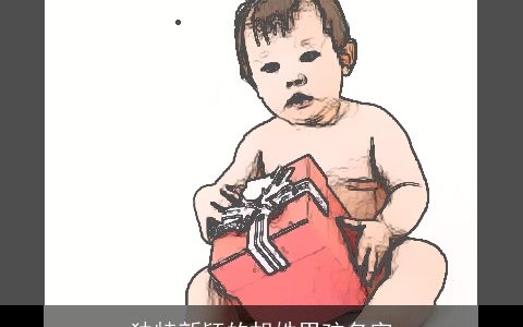 独特新颖的胡姓男孩名字